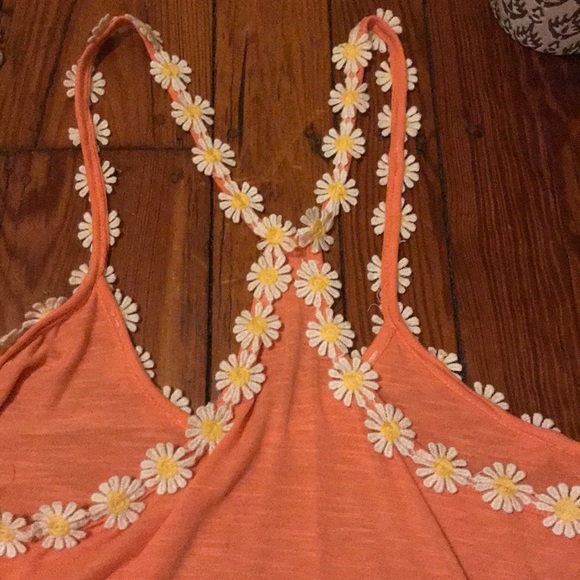 Poof! Racer back tank | sunflowers |boho - Picture 2 of 4